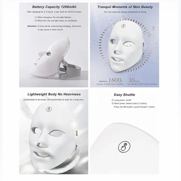 LED Light Therapy Mask - Picture 6 of 15
